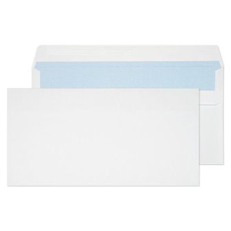 Wallet Self Seal White DL+ 114x229 90gsm Envelopes