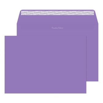 C4 Summer Violet Peel & Seal Wallet Envelopes - Box of 250 Envelopes