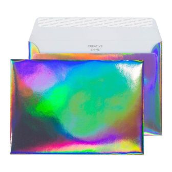 Wallet Peel and Seal Shimmering Rainbow C5 162x229 140gsm Envelopes