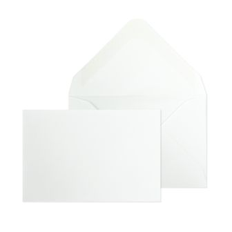 Mini Banker Invitation Gummed White 62x94mm 120gsm Envelopes