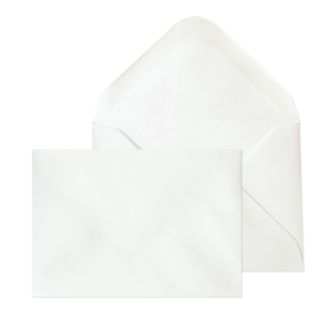  Mini Banker Invitation Gummed White 70x100mm 120gsm Envelopes