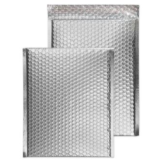 Padded Bubble Pocket Peel and Seal Metallic SIlver C4 320x240