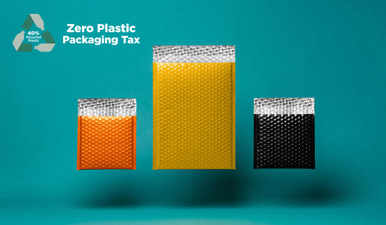 40% Recycled Plastic Padded Bubble Envelopes
