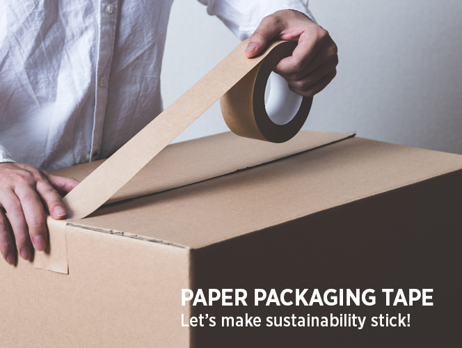 Sustainable packaging tape